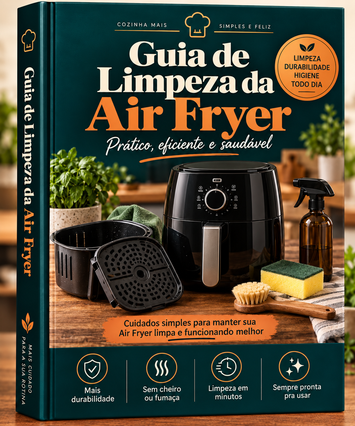 Guia de Limpeza da Air Fryer